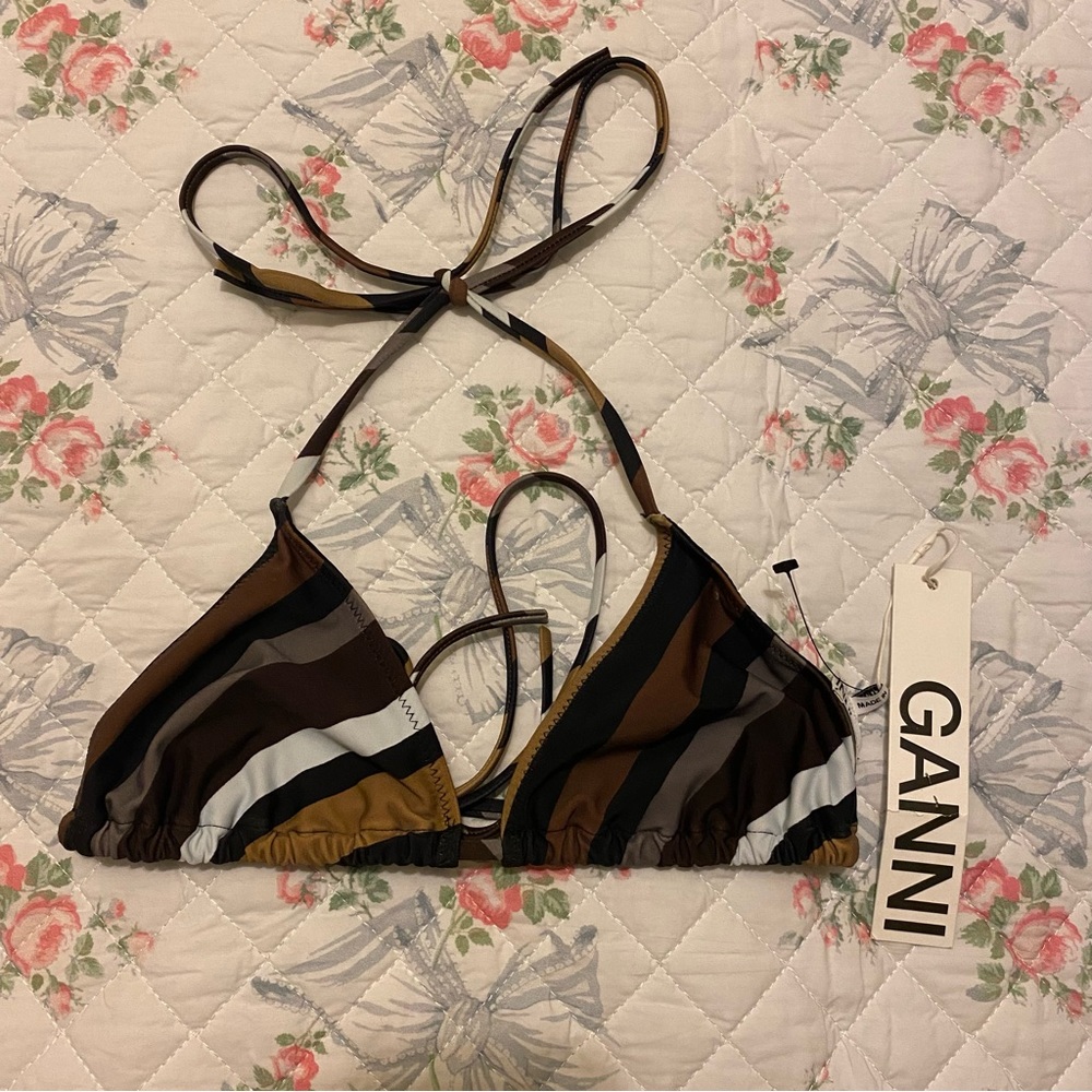 Ganni bikini top